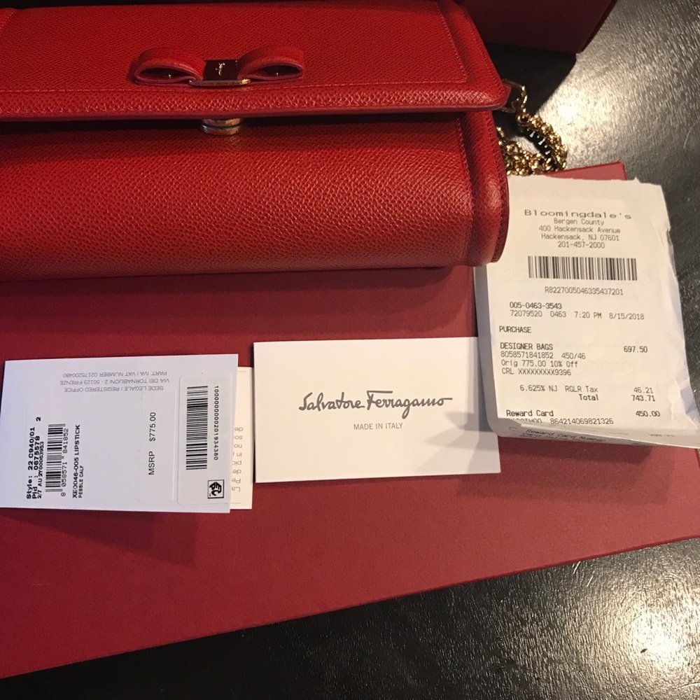 Salvatore Ferragamo Miss Vara Mini Bow Bag - Picture 8 of 8